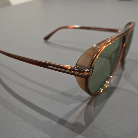 Tom Ford Marcus Aviator Sunglasses - TF1023 48N 60-13 140-1 - Brown - Picture 5 of 16